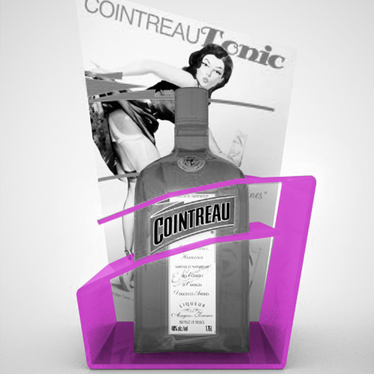 Présentoir design Cointreau